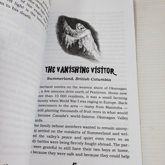 Haunted Canada by Pat Hancock True Ghost Stories Scholastic Canada 2003 Paperbac - Picture 12 of 16